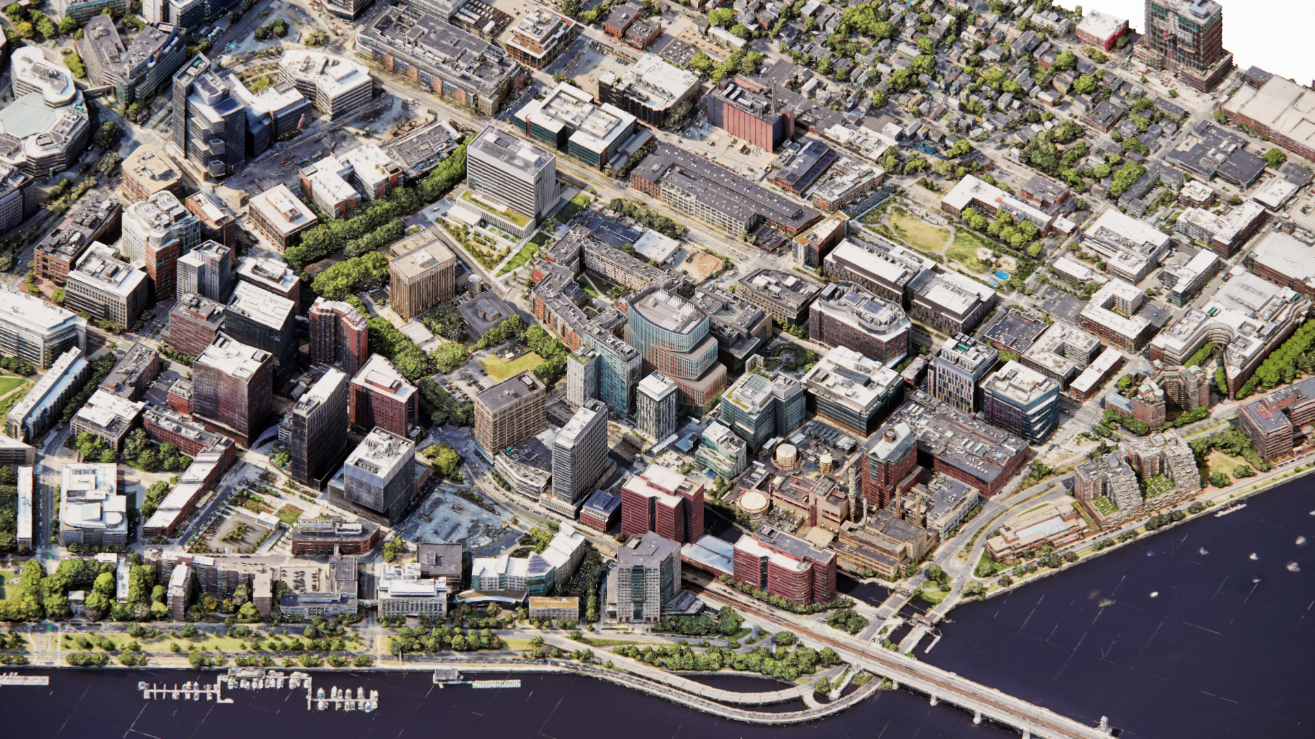 Site map of Kendall Square in Cambridge